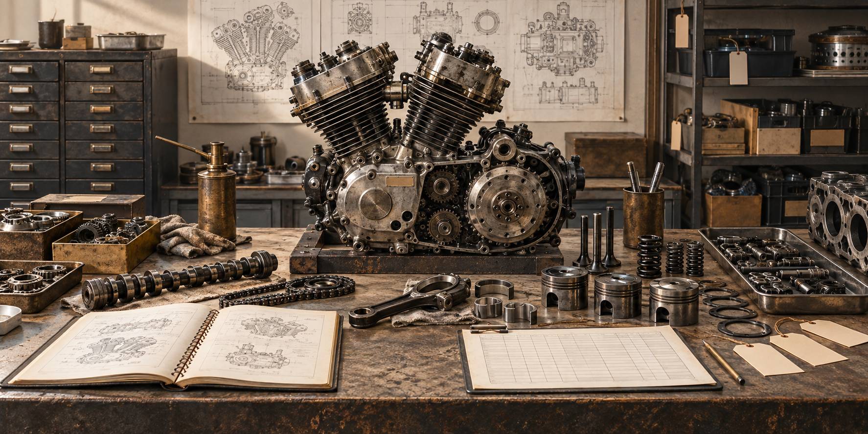 Illustration éditoriale du sujet : Codice motore: dove si trova e perché serve per i ricambi